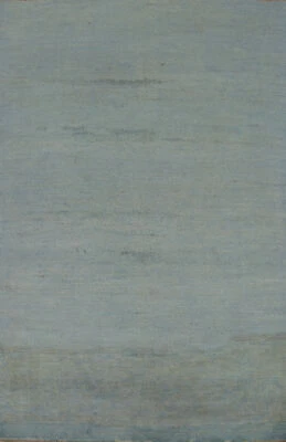 Luxurious Gabbeh Solid Design Wool Modern Accent Rug - Brand New 3x5 ft - Image 1 of 4