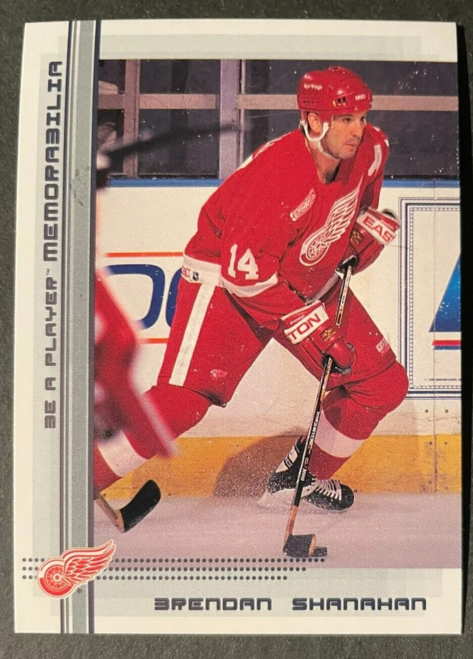 Brendan SHANAHAN 2000-01 In The Game Be A Player Memorabilia #165 Detroit - Image 1 of 2