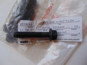 Rasenmäher Motorbefestigungsschraube 6KT.Shr.3/8 x2 Zflsh.SF-TT Phosphatiert - Bild 1 von 3