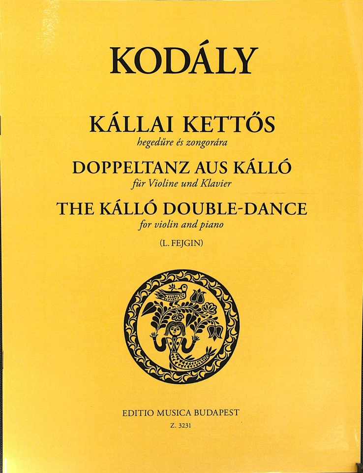 Kodaly The Kallo Double-Dance for violin and piano - Image 1 of 1