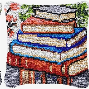 Vintage Tales DIY Pillowcase and Rug Kits: Cross Stitch, Latch Hook, Needlework, - Picture 1 of 7