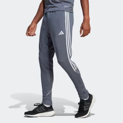 Adidas Track Pants 3 Stripe Tiro 23 GRAY Soccer Running IB8478 Men’s Large Tall - Image 1 of 4
