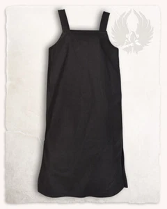 Vestido delantal Esther negro - Imagen 1 de 3