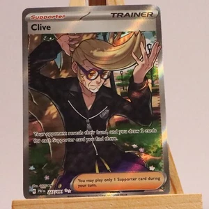 Clive 227/091 - Paldean Fates Ultra Rare - Pokemon TCG - Picture 1 of 2