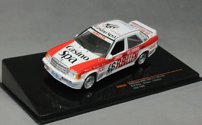 MERCEDES 190E 2.3 16V #46 ETCC 1986 DI GIOIA DUEZ VOJTECH IXO GTM125 1/43 METAL - Immagine 1 di 3