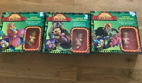 New Lion King Jungle Friend Babies lot  NAPTIME NALA  Sleeping Simba Cheetah 🐆 Cover