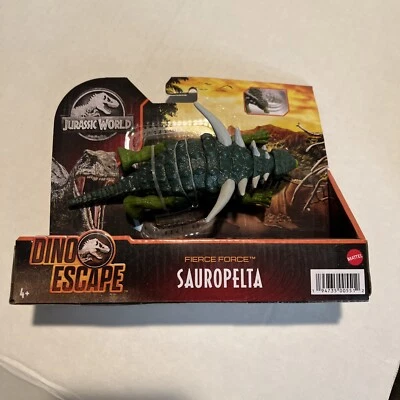 Jurassic World CAMP CRETACEOUS Fierce Force SAUROPELTA Dinosaur Escape 2021 Dino - Image 1 of 4