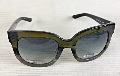 New Dragon Flo LL Polarized Sunglasses XL Matte Olive Green 54 22 140 Lumalens - Image 1 of 4