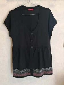 Gilet noir sans manches acrylique polyamide angora T42 Tissaïa (2306028) - Imagen 1 de 4