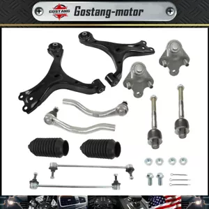 10pcs Front Lower Control Arms w/ Ball Joints Sway Bar For 2013-2015 Honda Civic - Foto 1 di 11