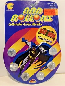 Rad Rollers Collectable Action Marbles BATMAN Collection, Spectra Star 1990, New - Picture 1 of 7