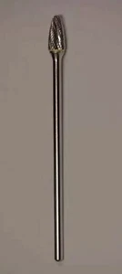SF5S Tree Shape 1/2" Carbide Burr Bur Tool Die Grinder Bit 1/4" Shank (11pcs) - Picture 1 of 4
