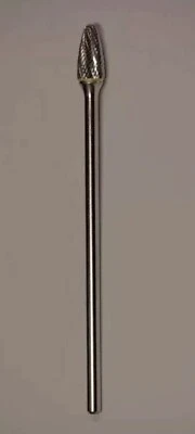 SF5S Tree Shape 1/2" Carbide Burr Bur Tool Die Grinder Bit 1/4" Shank (11pcs) - Image 1 of 4