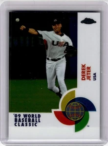 2009 Topps Chrome #W100 Derek Jeter World Baseball Classic - Picture 1 of 2