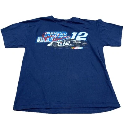 Camisa De Colección Nascar Hombres Grande Azul Ryan Newman Racing Camiseta T Coche Y2K 00s Cyber Foto 1 de 4