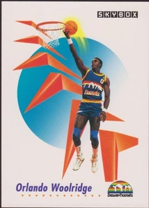 1991-92 Skybox #77 Orlando Woolridge Denver Nuggets Basketball Card - Picture 1 of 1