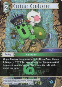 Cactuar Conductor (26-049R), FF TCG - Gunslinger in the Abyss, Foil, Rare - Picture 1 of 2