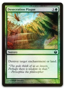 Desecration Plague #120 (Foil) (NM) Journey Into Nyx JOU Magic MTG - Picture 1 of 2