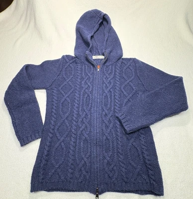 Inis Meain Strickjacke Gr.S 100% Merinowolle Made in Ireland - Bild 1 von 4