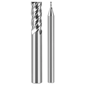 75° Solid Cermet End Mill 2/4 Flute - For Steel Finishing High Speed Milling - Picture 1 of 6