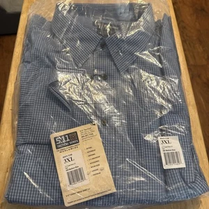 5.11 Tactical Shirt, Men's Covert Dress Shirt 2.0 Medium Blue 72188 NWT L/S 3XL - Picture 1 of 6