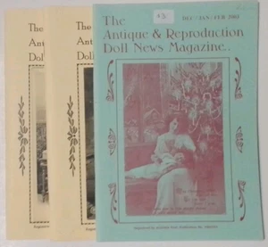 The Antique & Reproduction Doll News Magazine. 2003 3 Editions. - Bild 1 von 7