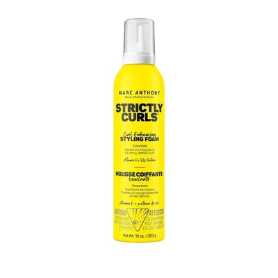Marc Anthony Curl Enhancing Styling Foam, Extra Hold, Strictly Curls - Vitamin E - Image 1 of 4
