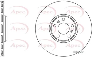 2 X NEU APEC ROT HINTERACHSE BREMSSCHEIBEN SET BREMSSCHEIBEN PAAR OE-QUALITÄT DSK2734 - Bild 1 von 4