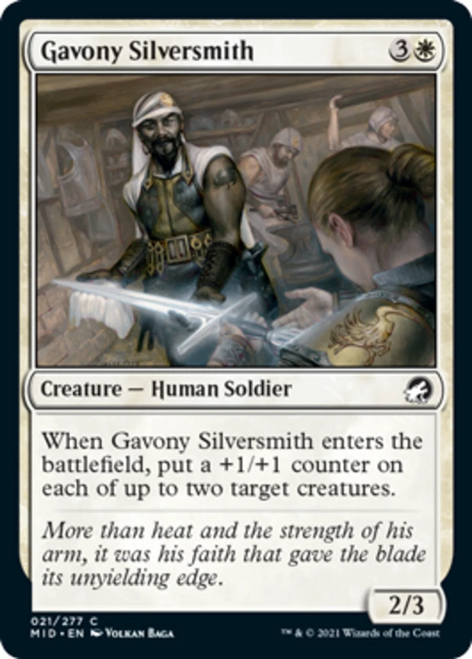x1 Gavony Silversmith - Innistrad: Midnight Hunt - NM - MTG - Image 1 of 1
