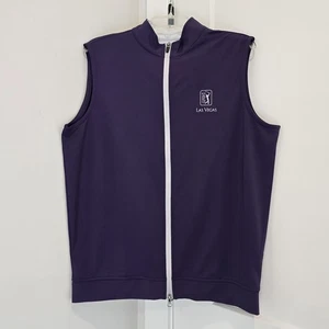 Peter Millar Golf Vest Men's Size Medium Purple Las Vegas TPC - Picture 1 of 8