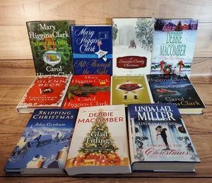 Debbie Macomber & More Christmas Themed Lot of 11 Pocket Hardcover Holiday Books - Picture 1 of 16