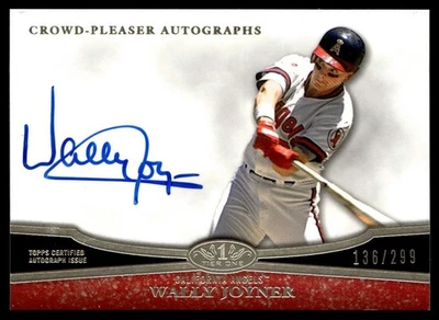 2013 Topps Tier One Crowd Pleaser Autographs Wally Joyner Auto 136/299 Los - Image 1 of 2