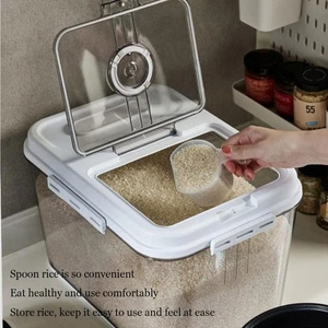 15kg Large Airtight Pet Dry Food Container Animal Cat Dog Grain Storage Box - Picture 1 of 19