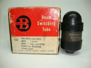 1 X JAN 6700 BURROUGHS. BEAM SWITCHING TUBE. 6700 TOCHOTRON TUBE, NOS / NIB - Picture 1 of 3