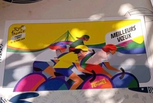 Autographe Sur Carte De Voeux Marion Rousse Directrice Du Tour De France Femme - Foto 1 di 3
