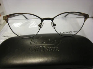 NEW London Fog  QUINN in GOLD 52- 16-135 mm  Eyeglass Frame & Generic Case - Picture 1 of 4