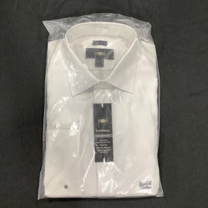 Joseph Abboud White Dress Shirt Long Sleeve Sz 34/35 neck 16 Regular Fit New - Picture 1 of 3