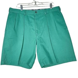 POLO GOLF RALPH LAUREN klassische Passform 8" grün Chino feuchtigkeitsableitende Shorts Größe 38 Vintage - Bild 1 von 8