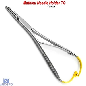 Soporte de aguja matemática para sutura de tejido de cirugía dental pinzas TC herramientas de ortodoncia - Imagen 1 de 5