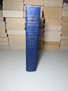 Robert M La Follette Volume I GOOD Condition Collectable - Picture 1 of 13