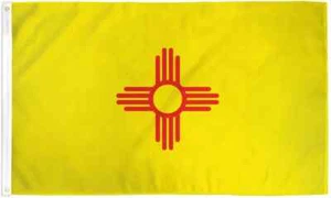 New Mexico 2x3ft Poly - Statehood Flag of New Mexico Home & Outdoor Display - Picture 1 of 3