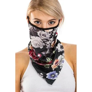 2er Set /Two in One Schutzschal Atmungsaktiv Ohrschlaufe Gesichtsbedeckung - Bild 1 von 5