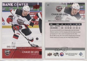 2021-22 Upper Deck AHL Exclusives /100 Chase De Leo #41