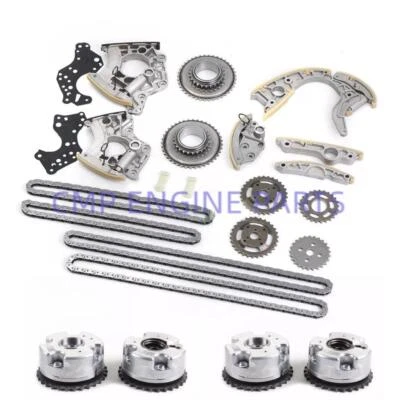 Kit de cadena de distribución + ajustadores de árbol de levas para Volkswagen Touareg 2007-2010 barra de 4,2 L Foto 1 de 4