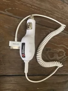 Premium 30 Pin Car Charger for iPhone 3 / 3G / 4 / 4G / 4S Licensed by Apple - Picture 1 of 1