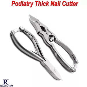 Podiatry Toe Nail Clipper Chiropody Thick Nail Heavy Duty Cutter Nippers Tools - Picture 1 of 5