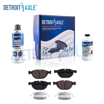 Pastillas de freno delanteras de cerámica + herrajes para BMW X6 2008 2009-2019 11-18 X5 xDrive50i Foto 1 de 4