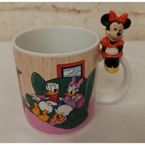 Minnie Mouse Disney Characters Coffee Ceramic Mug Mickey Daffy & Daisy - Picture 1 of 5