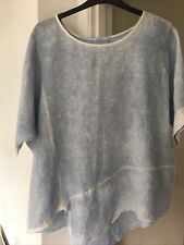 Made In Italy Pale Blue Top Size XL