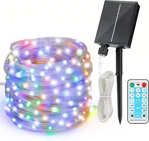Super Bright Waterproof Solar String Light with 8Modes LED PVC Wire Fairy Lights - Picture 1 of 7